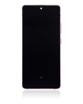 Replacement OLED Assembly With Frame Compatible For Samsung Galaxy A51 5G (A516 / 2020) (Non-Verizon 5G UW Frame) (6.46") (Vemake) (Prism Cube Pink)