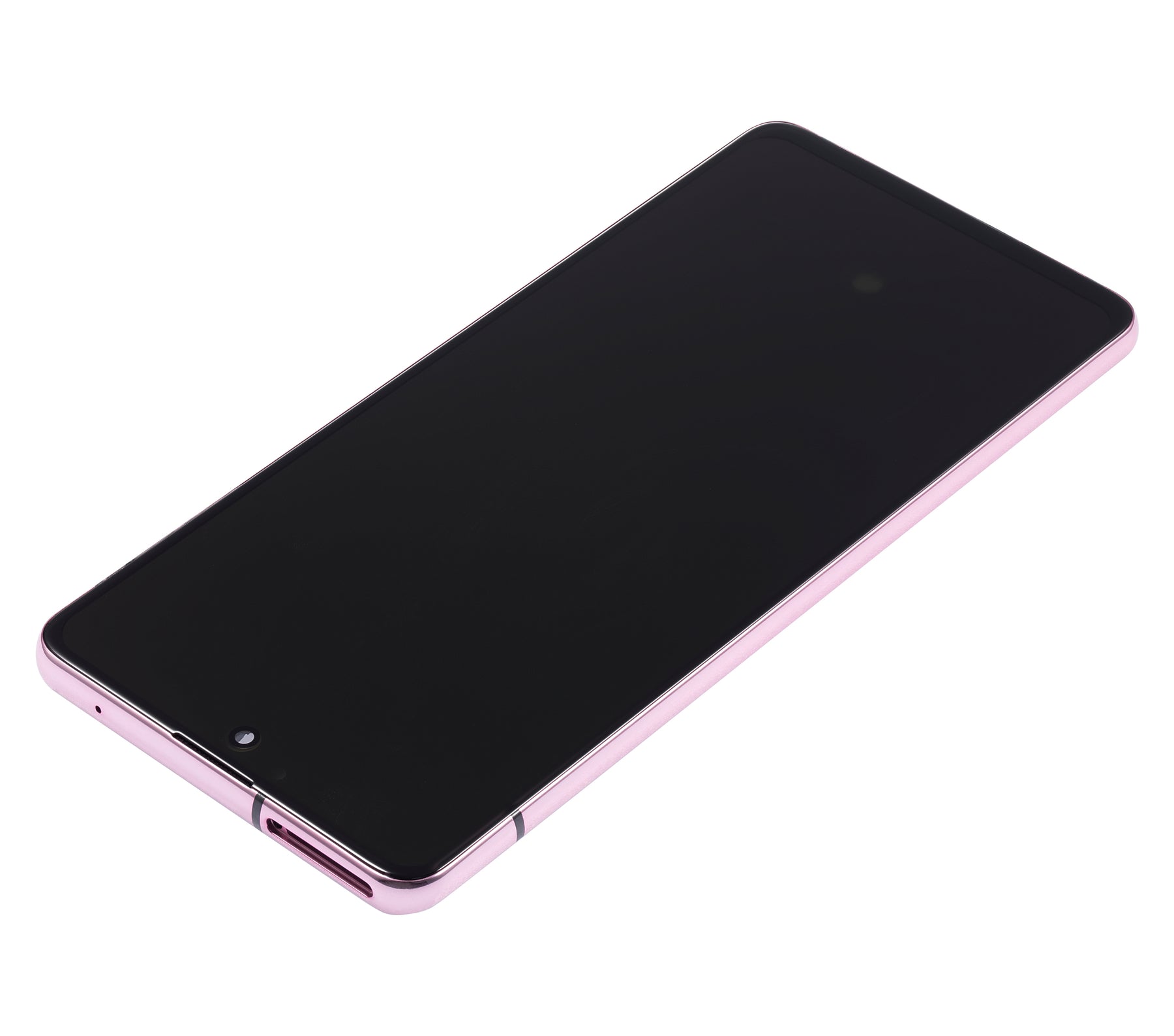 Replacement OLED Assembly With Frame Compatible For Samsung Galaxy A51 5G (A516 / 2020) (Non-Verizon 5G UW Frame) (6.46") (Vemake) (Prism Cube Pink)