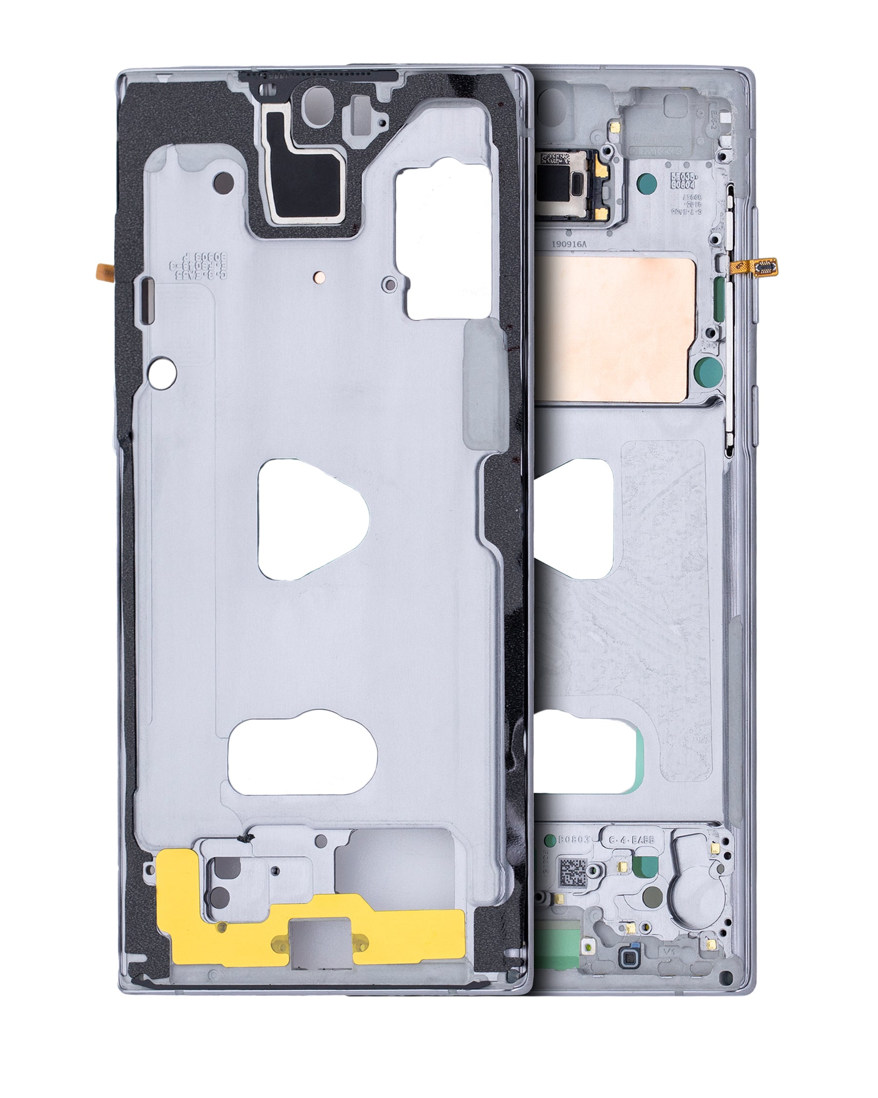 Mid-Frame Housing Compatible For Samsung Galaxy Note 10 Replacement (Aura White)