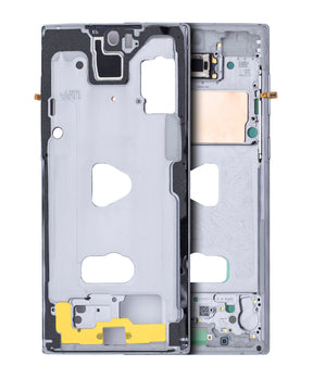 Mid-Frame Housing Compatible For Samsung Galaxy Note 10 Replacement (Aura White)