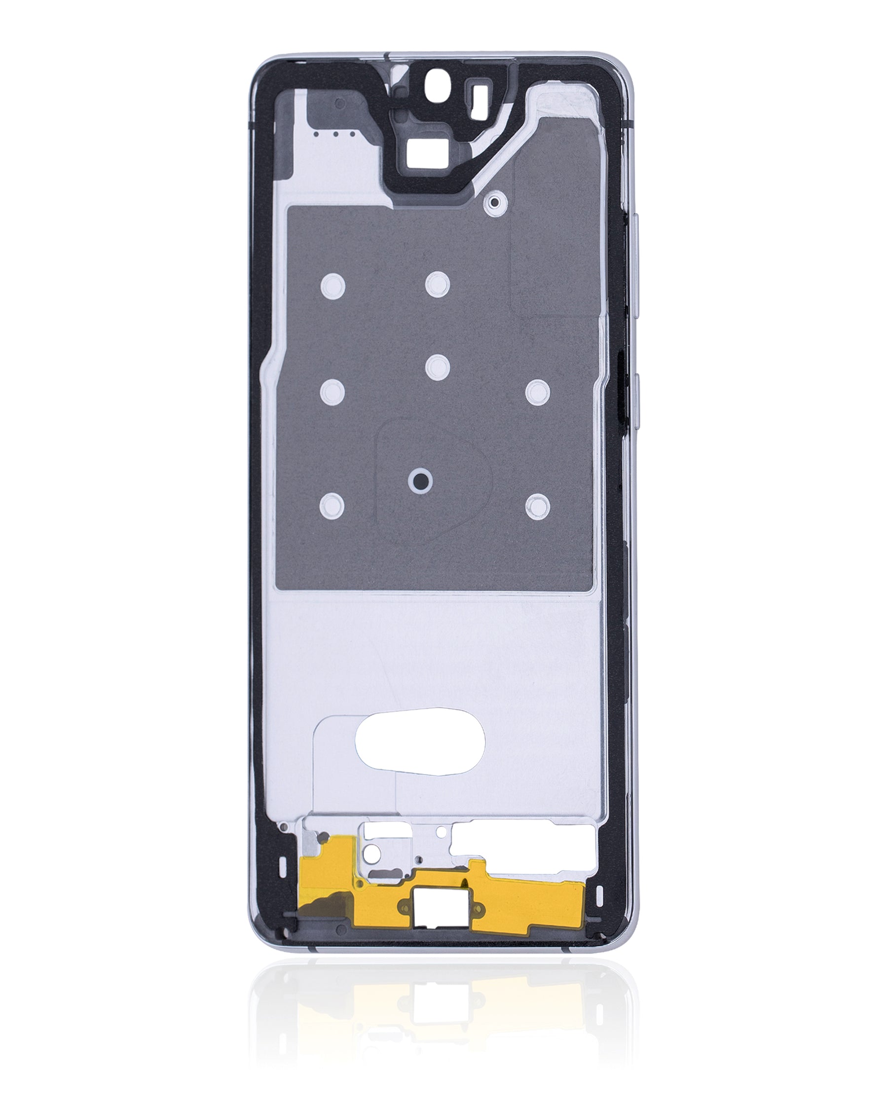 Mid-Frame Housing Compatible For Samsung Galaxy S20 Plus Replacement by Macfactory.Store (Cloud White)