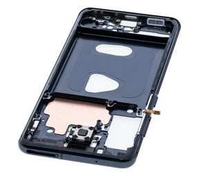 Mid-Frame Housing Compatible For Samsung Galaxy S20 4G Replacement(Cosmic Black)