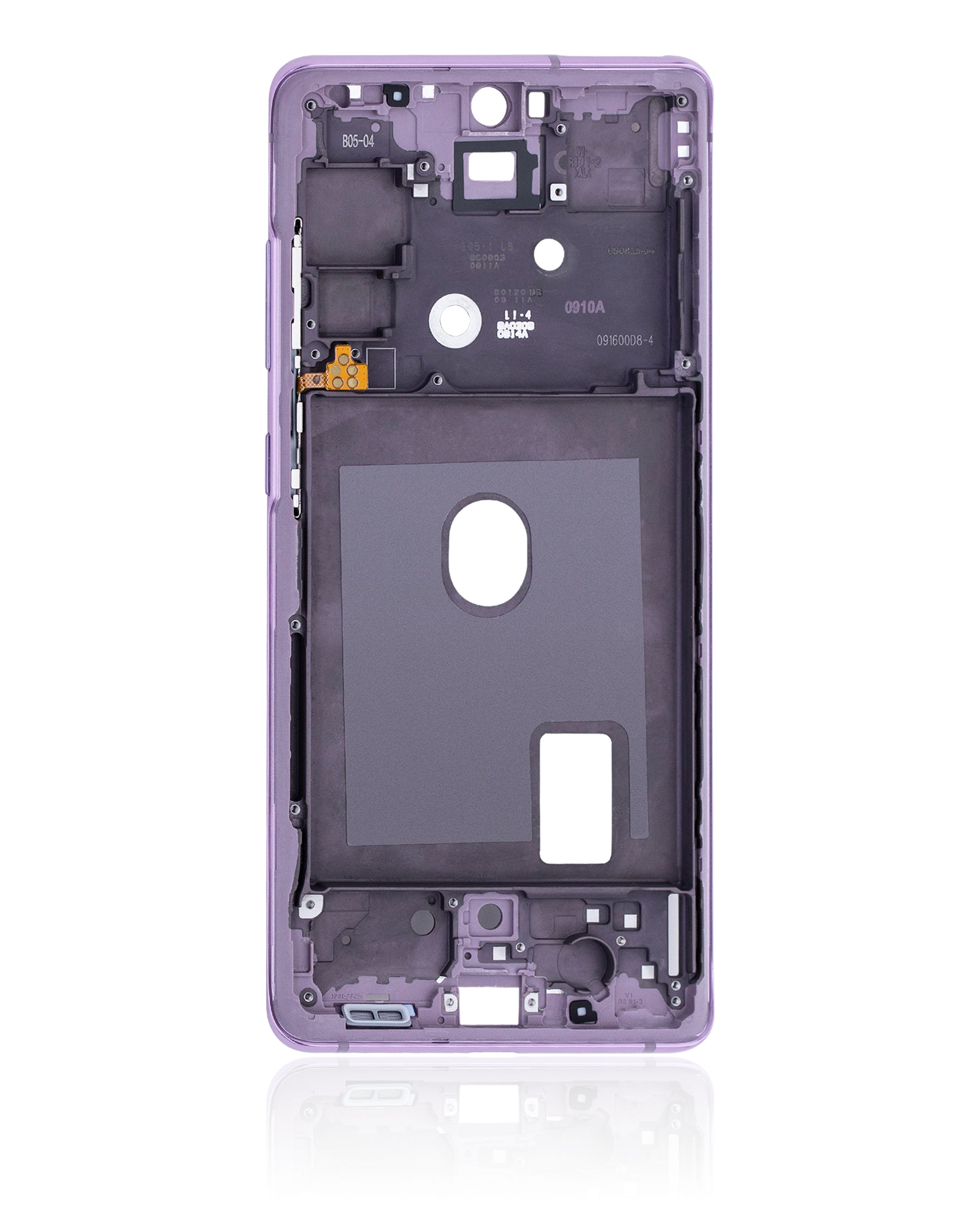Mid-Frame Housing Compatible For Samsung Galaxy S20 FE Replacement by Macfactory.Store (Cloud Lavender)