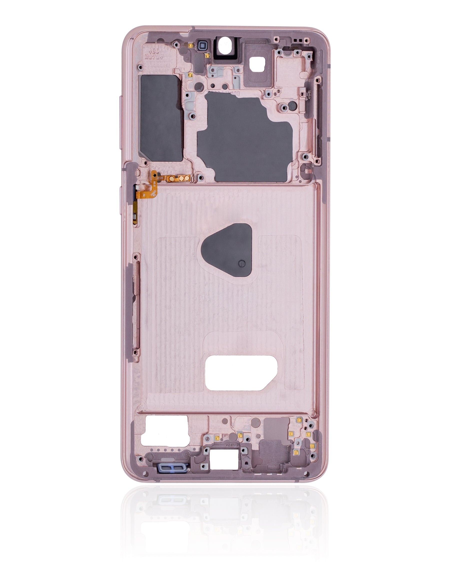Replacement Mid-Frame Housing Compatible For Samsung Galaxy S21 Plus by Macfactory.Store (Phantom Violet / Pink / Gold)