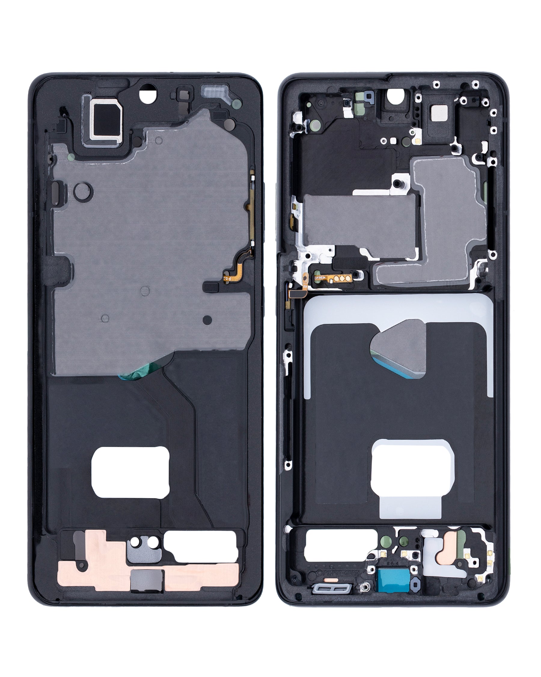 Mid-Frame Housing Compatible For Samsung Galaxy S21 Ultra Replacement (Phantom Black)