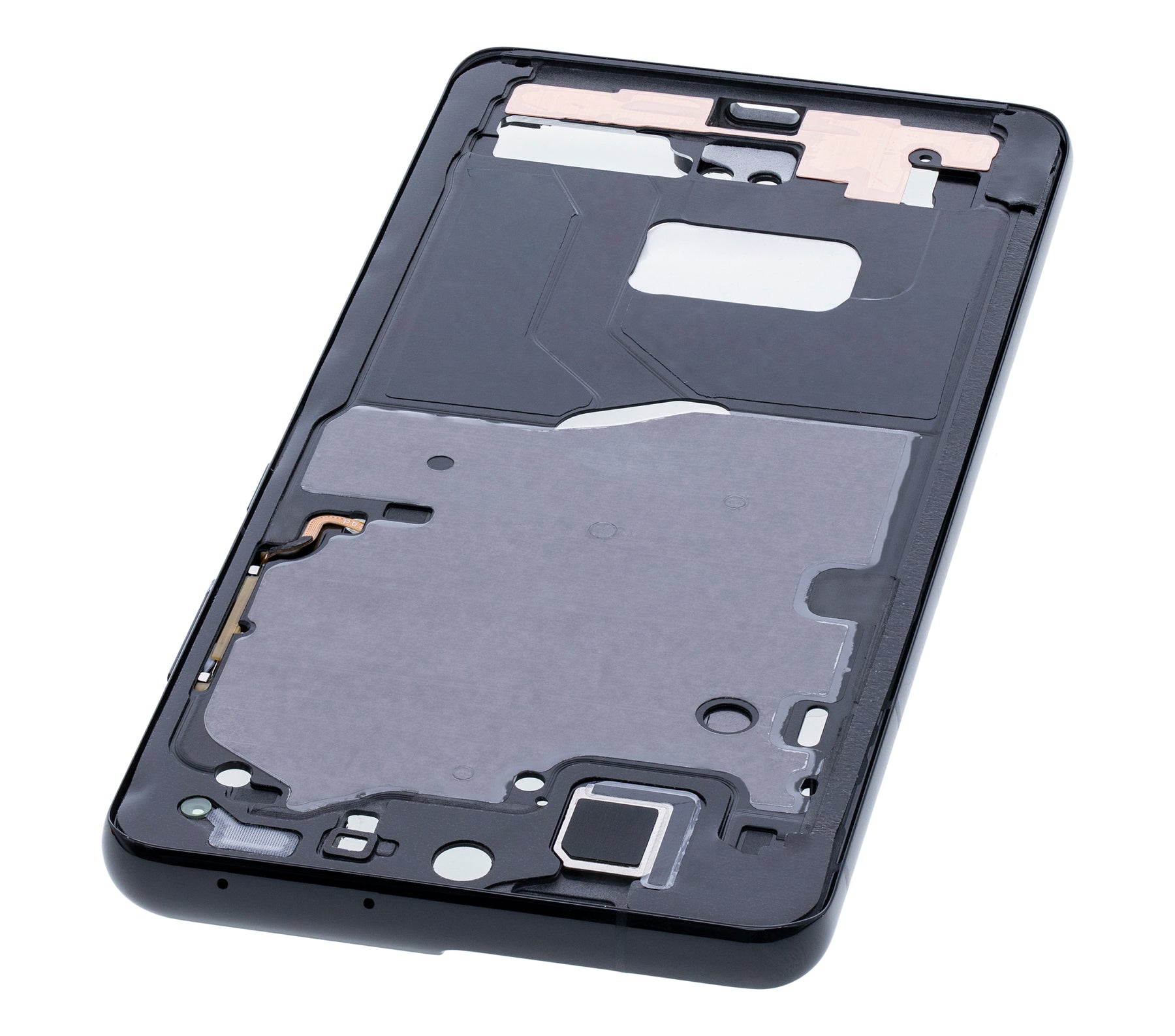 Mid-Frame Housing Compatible For Samsung Galaxy S21 Ultra Replacement (Phantom Black)