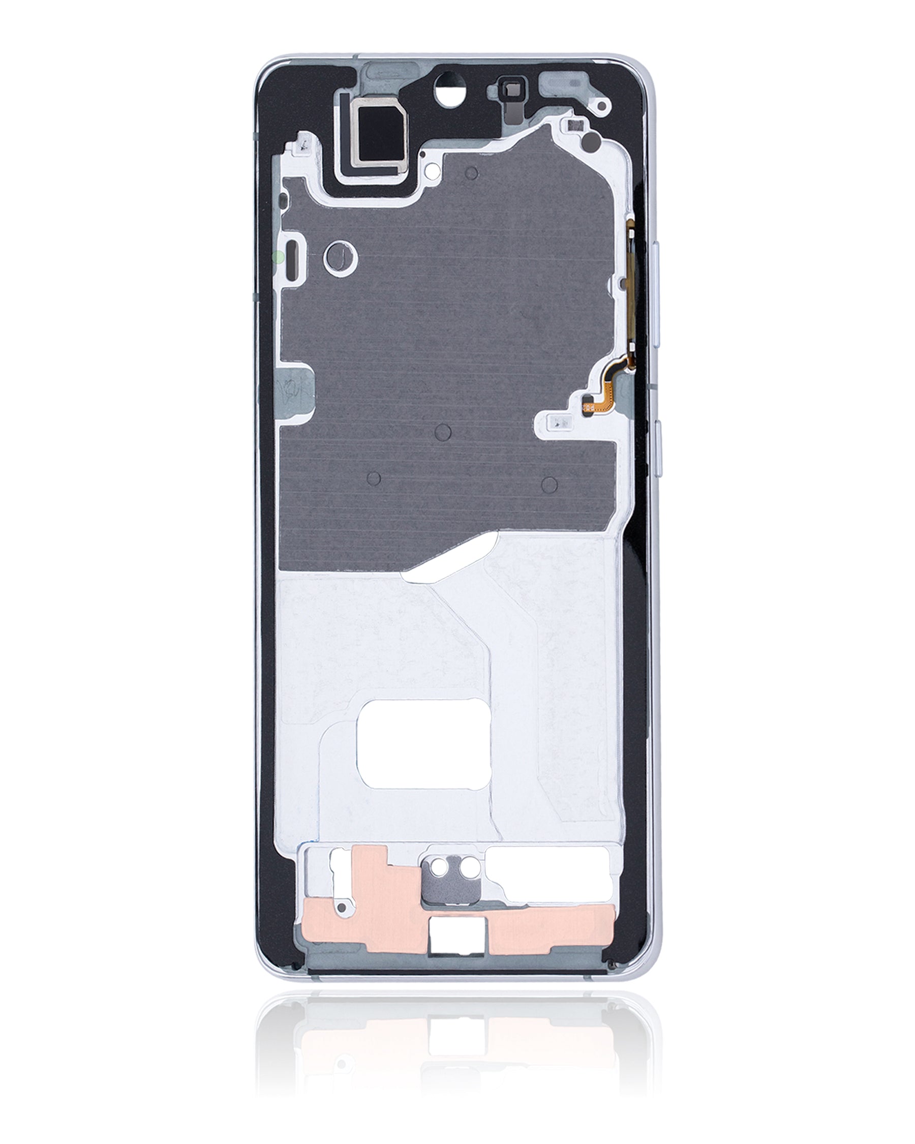 Mid-Frame Housing Compatible For Samsung Galaxy S21 Ultra Replacement (Phantom Silver)