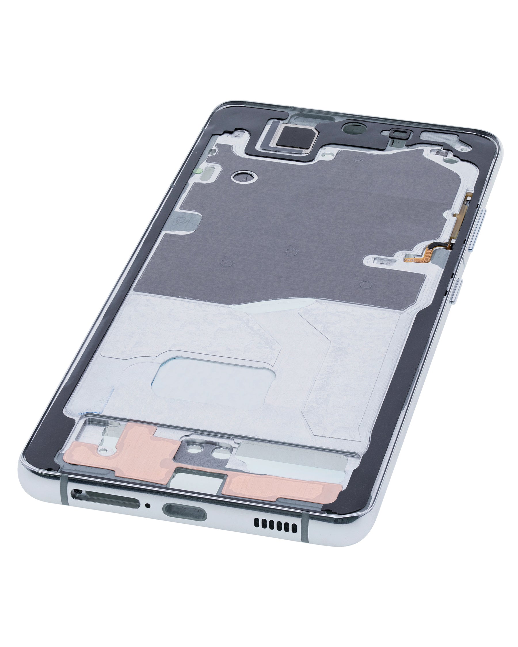 Mid-Frame Housing Compatible For Samsung Galaxy S21 Ultra Replacement (Phantom Silver)