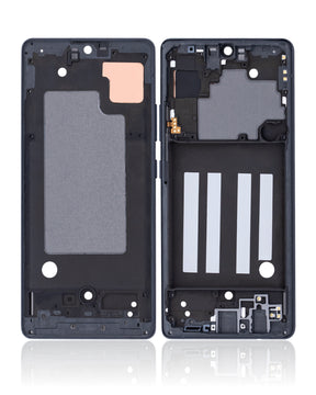 Mid-Frame Housing Replacement Compatible For Samsung Galaxy A71 5G (US Version) (Prism Cube Black)