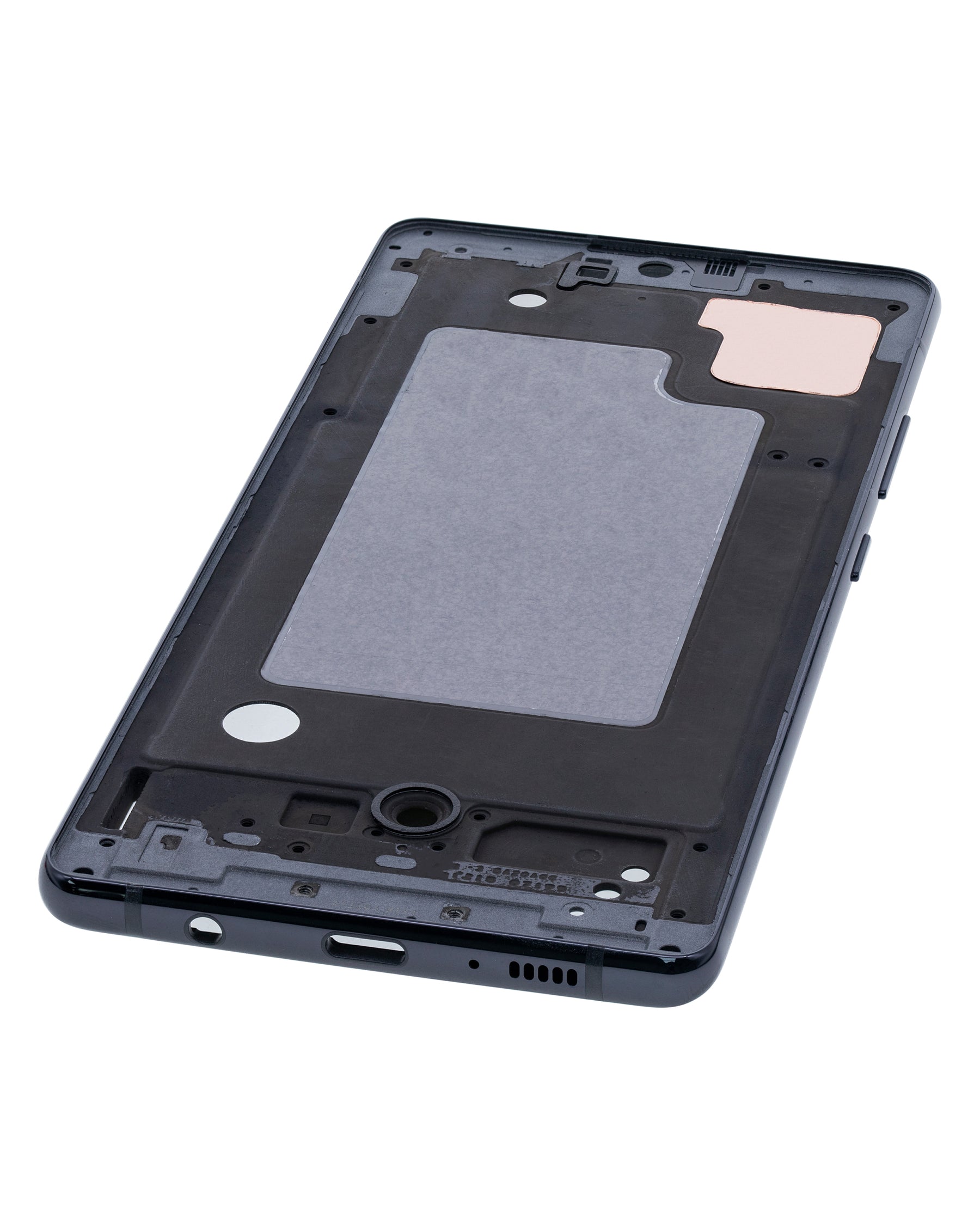 Mid-Frame Housing Replacement Compatible For Samsung Galaxy A71 5G (US Version) (Prism Cube Black)