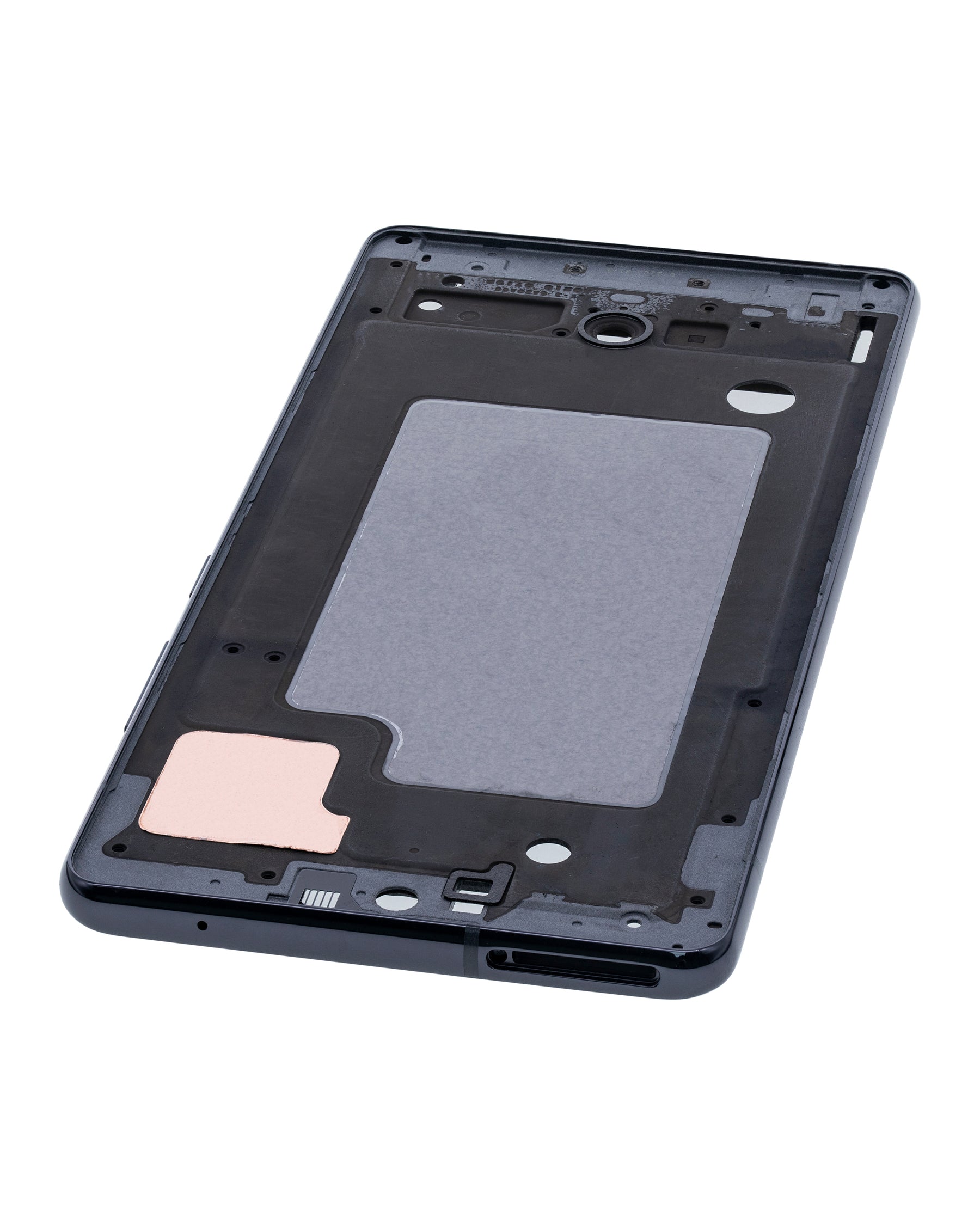 Mid-Frame Housing Replacement Compatible For Samsung Galaxy A71 5G (US Version) (Prism Cube Black)