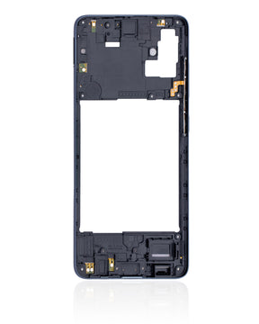Replacement Mid-Frame Housing Compatible For Samsung Galaxy A51 4G (A515 / 2019) (Prism Crush Black)
