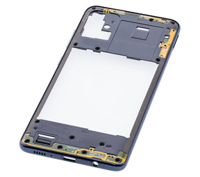 Replacement Mid-Frame Housing Compatible For Samsung Galaxy A51 4G (A515 / 2019) (Prism Crush Black)