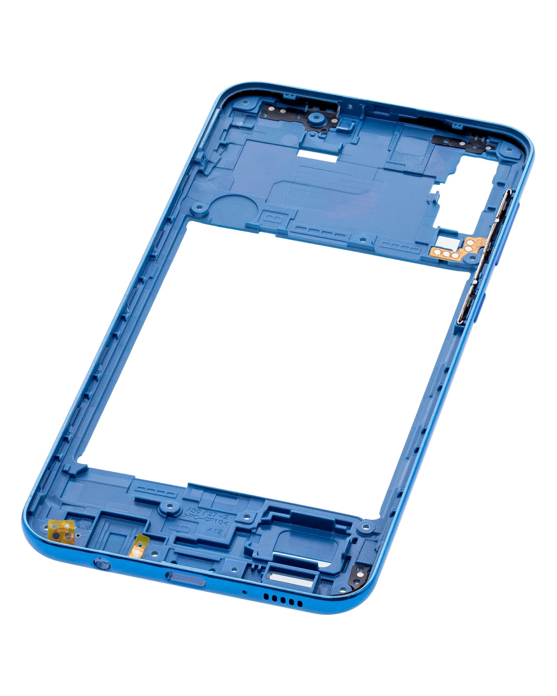 Mid-Frame Housing Compatible For Samsung Galaxy A50 (A505 / 2019) (International Version) (Aftermarket Plus) (Blue)