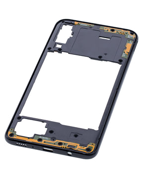 Mid-Frame Housing Compatible For Samsung Galaxy A70 Replacement (A705 / 2019) (Vemake) (Black)