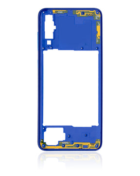 Mid-Frame Housing Compatible For Samsung Galaxy A70 Replacement (A705 / 2019) (Vemake) (Blue)