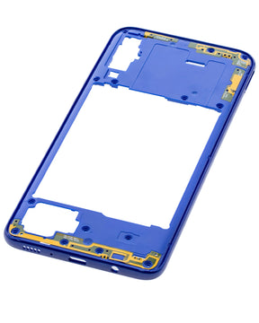 Mid-Frame Housing Compatible For Samsung Galaxy A70 Replacement (A705 / 2019) (Vemake) (Blue)