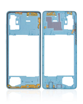 Mid-Frame Housing Compatible For Samsung Galaxy A71 Replacement  (A715 / 2020) (Vemake) (Prism Crush Blue)