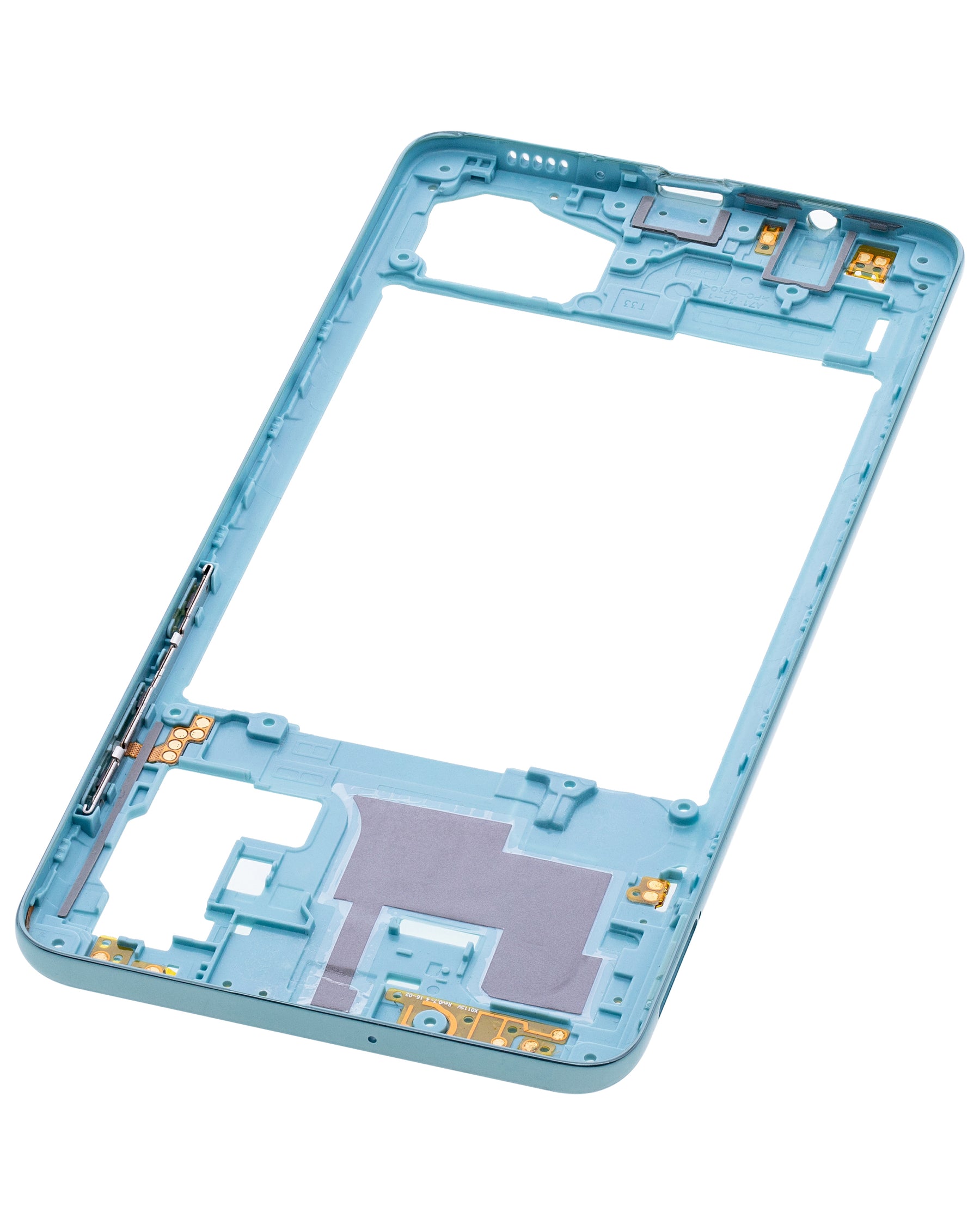 Mid-Frame Housing Compatible For Samsung Galaxy A71 Replacement  (A715 / 2020) (Vemake) (Prism Crush Blue)