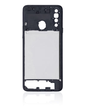 Mid-Frame Housing Compatible For Samsung Galaxy A20S (A207 / 2019) (Vemake) (Black)