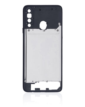 Mid-Frame Housing Compatible For Samsung Galaxy A20S (A207 / 2019) (Vemake) (Black)
