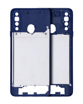 Mid-Frame Housing Compatible For Samsung Galaxy A20S (A207 / 2019) (Vemake) (Blue)