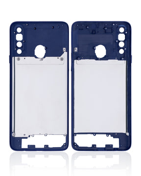 Mid-Frame Housing Compatible For Samsung Galaxy A20S (A207 / 2019) (Vemake) (Blue)