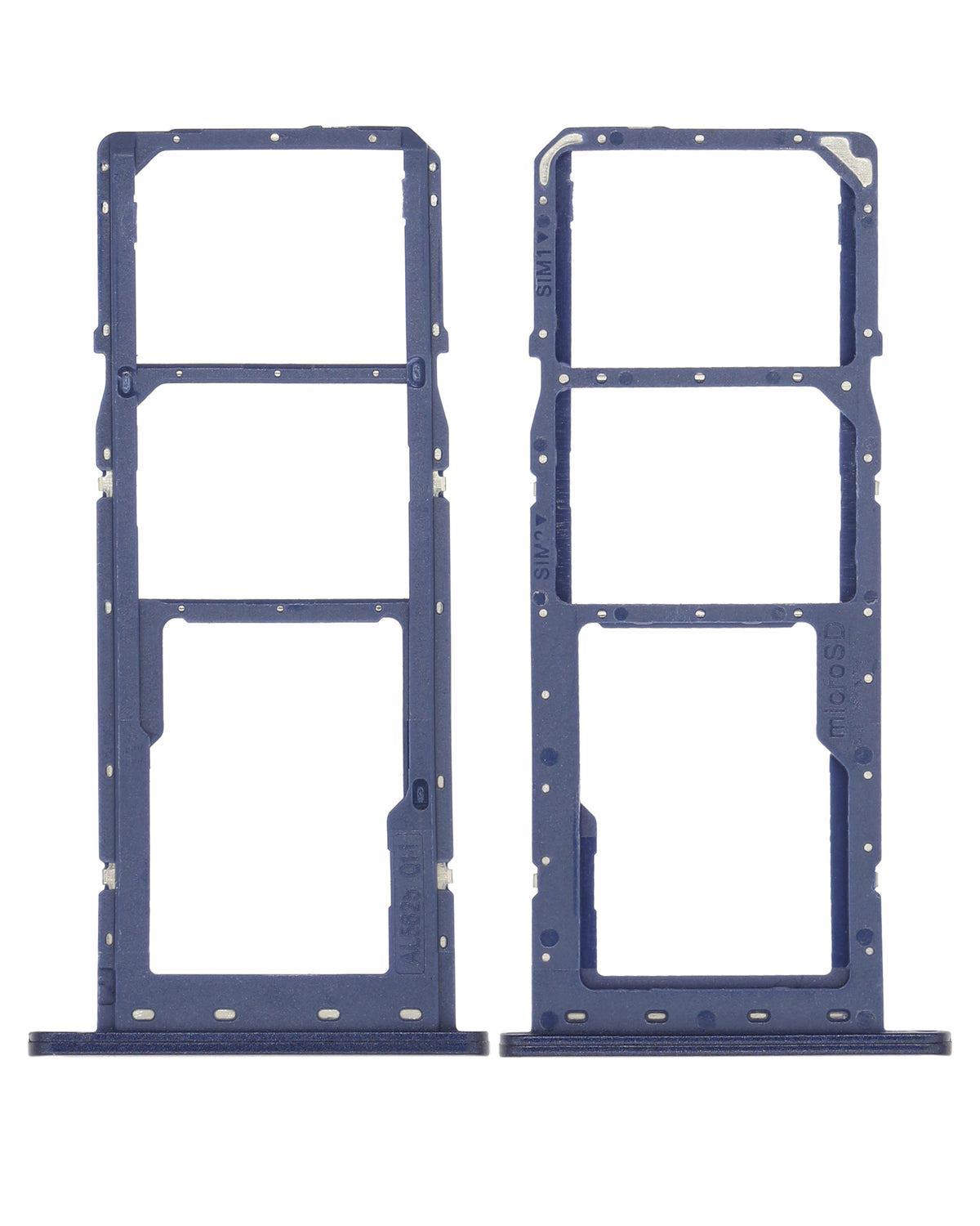 Dual Sim Card Tray Compatible For Samsung Galaxy A03S (A037F / 2021) (Blue)