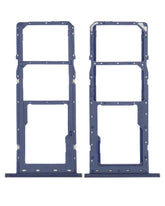 Dual Sim Card Tray Compatible For Samsung Galaxy A03S (A037F / 2021) (Blue)