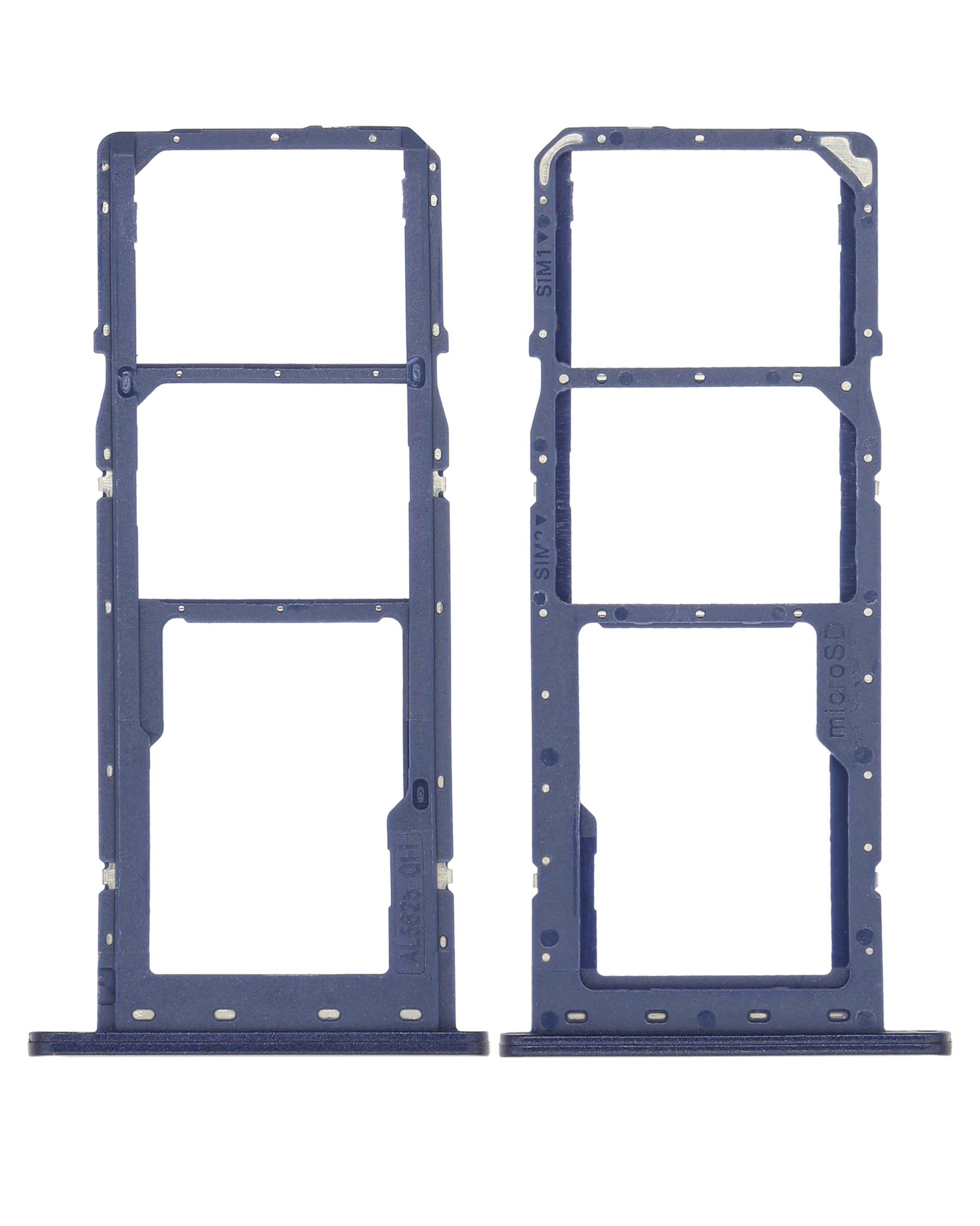 Dual Sim Card Tray Compatible For Samsung Galaxy A03S (A037F / 2021) (Blue)