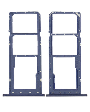 Dual Sim Card Tray Compatible For Samsung Galaxy A03S (A037F / 2021) (Blue)