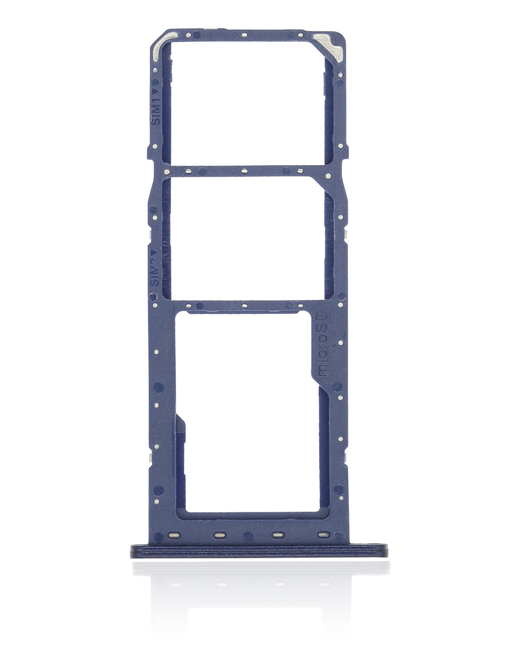 Dual Sim Card Tray Compatible For Samsung Galaxy A03S (A037F / 2021) (Blue)