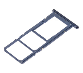 Dual Sim Card Tray Compatible For Samsung Galaxy A03S (A037F / 2021) (Blue)