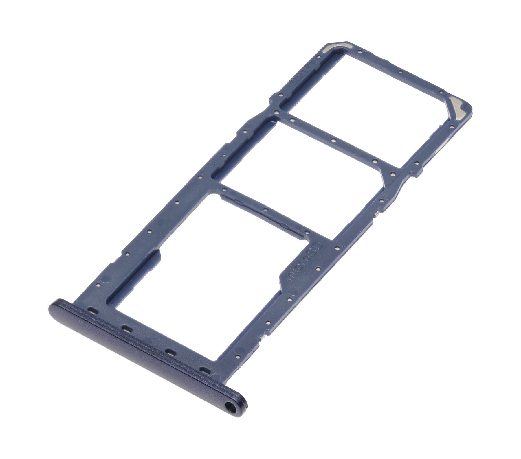 Dual Sim Card Tray Compatible For Samsung Galaxy A03S (A037F / 2021) (Blue)