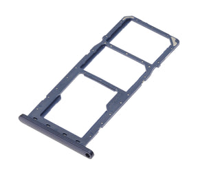 Dual Sim Card Tray Compatible For Samsung Galaxy A03S (A037F / 2021) (Blue)
