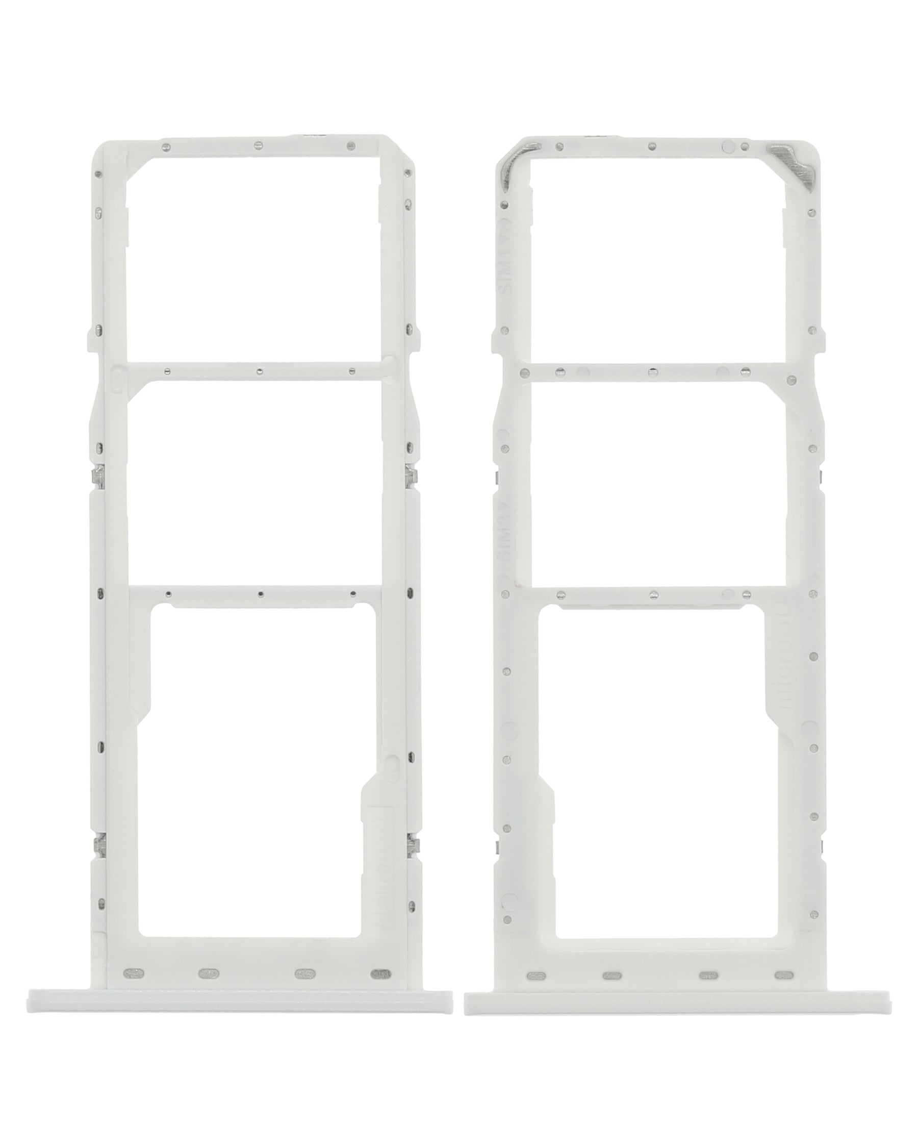 Dual Sim Card Tray Compatible For Samsung Galaxy A03S (A037F / 2021) (White)