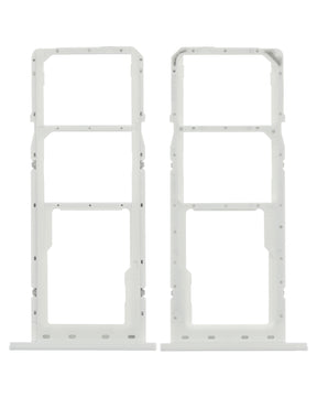 Dual Sim Card Tray Compatible For Samsung Galaxy A03S (A037F / 2021) (White)
