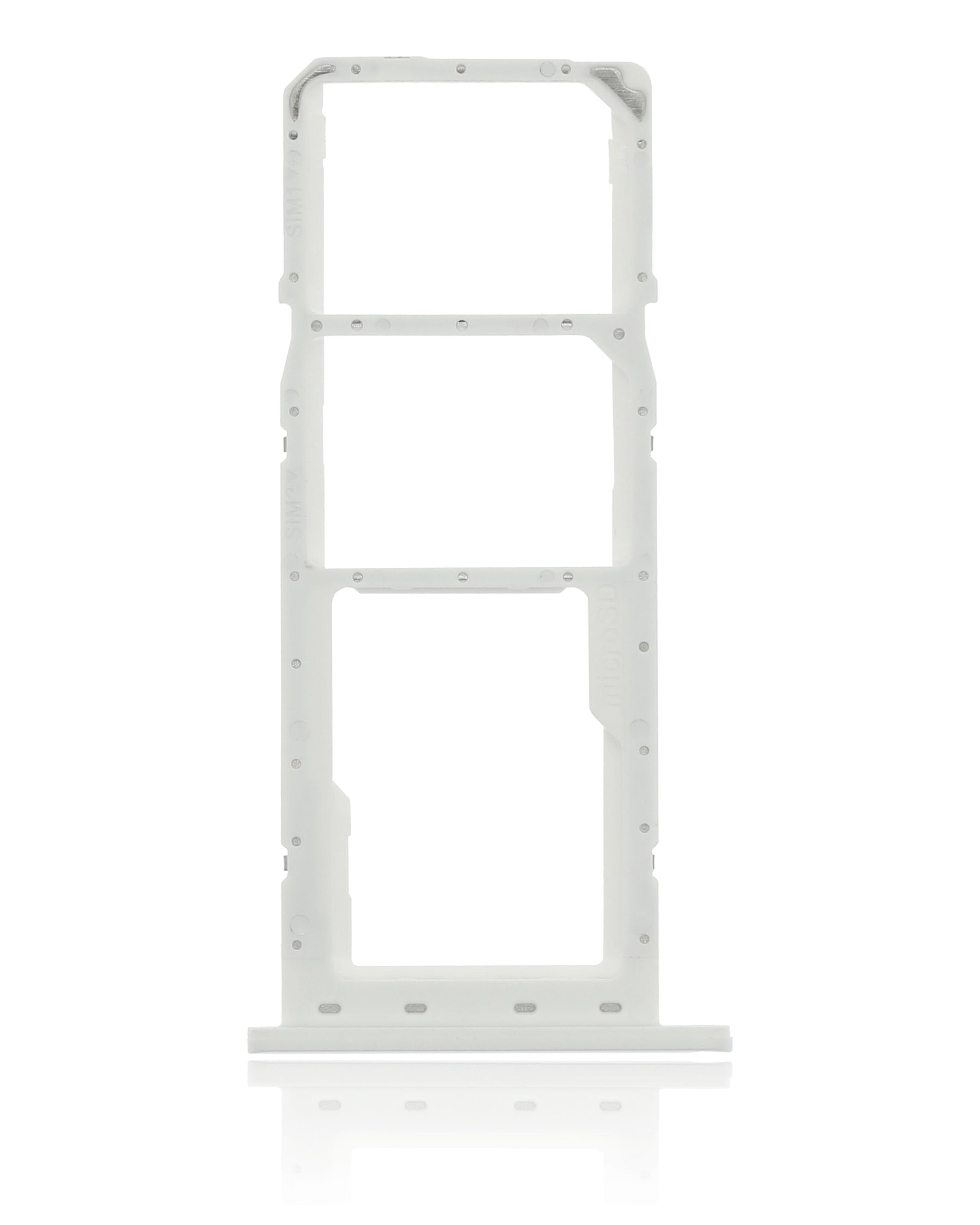 Dual Sim Card Tray Compatible For Samsung Galaxy A03S (A037F / 2021) (White)