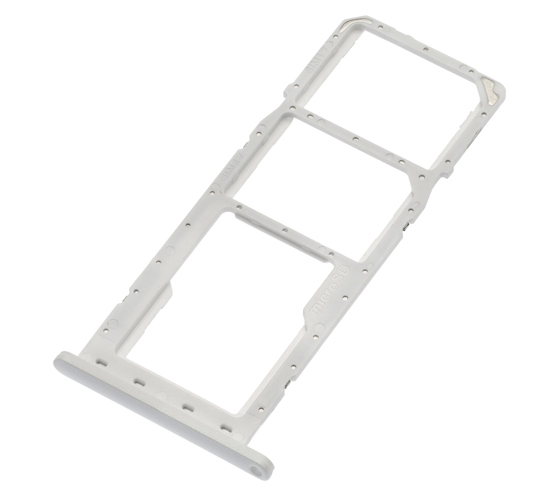 Dual Sim Card Tray Compatible For Samsung Galaxy A03S (A037F / 2021) (White)
