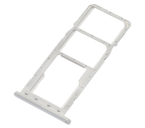 Dual Sim Card Tray Compatible For Samsung Galaxy A03S (A037F / 2021) (White)