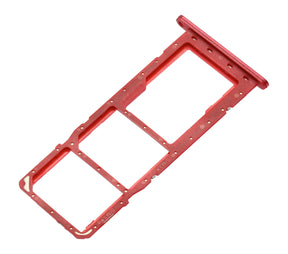 Single Sim Card Tray Compatible For Samsung Galaxy A03S (A037F / 2021) (Red)