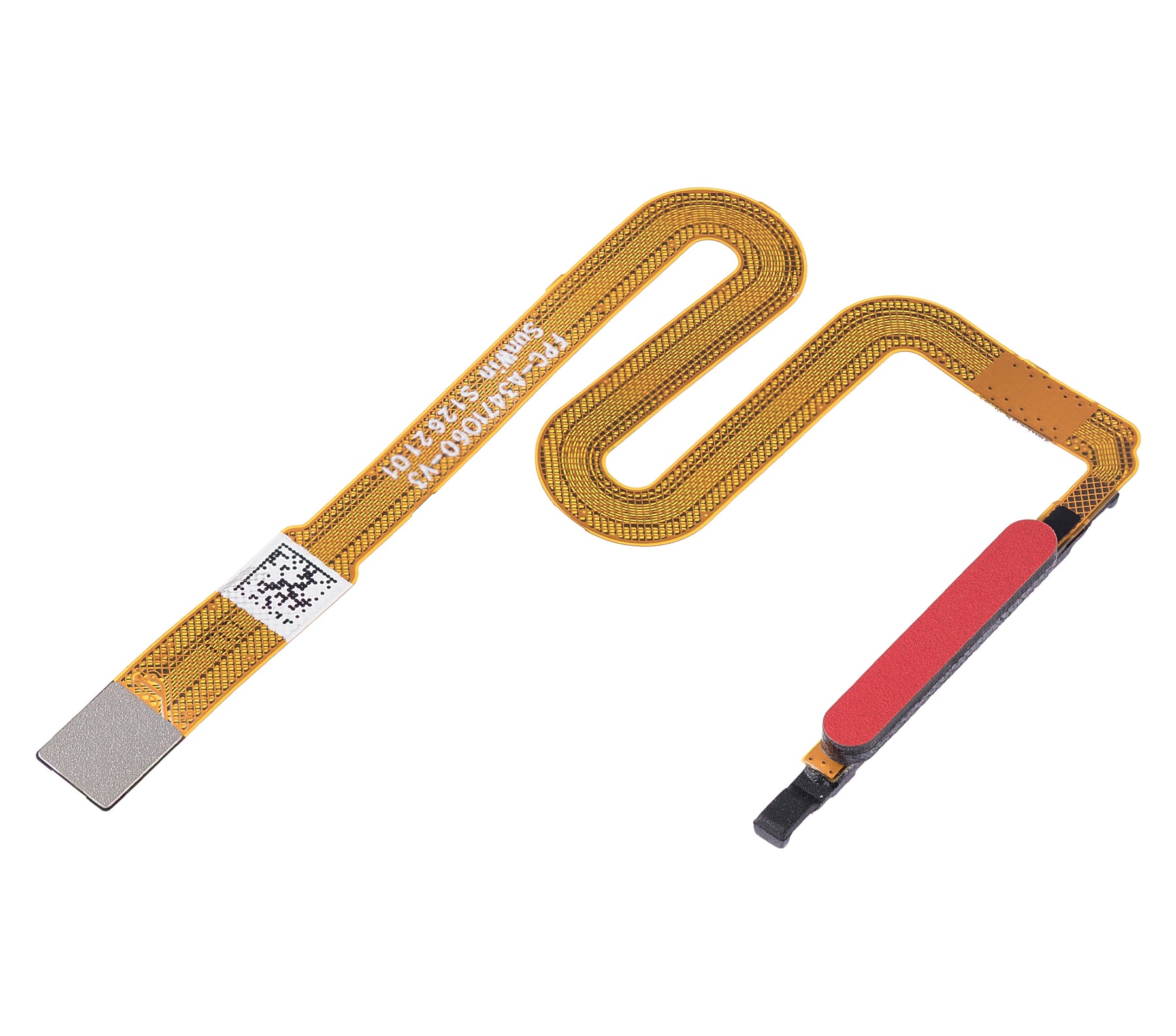 Fingerprint Reader With Flex Cable Compatible For Samsung Galaxy A03S (A037F / 2021) (Red)