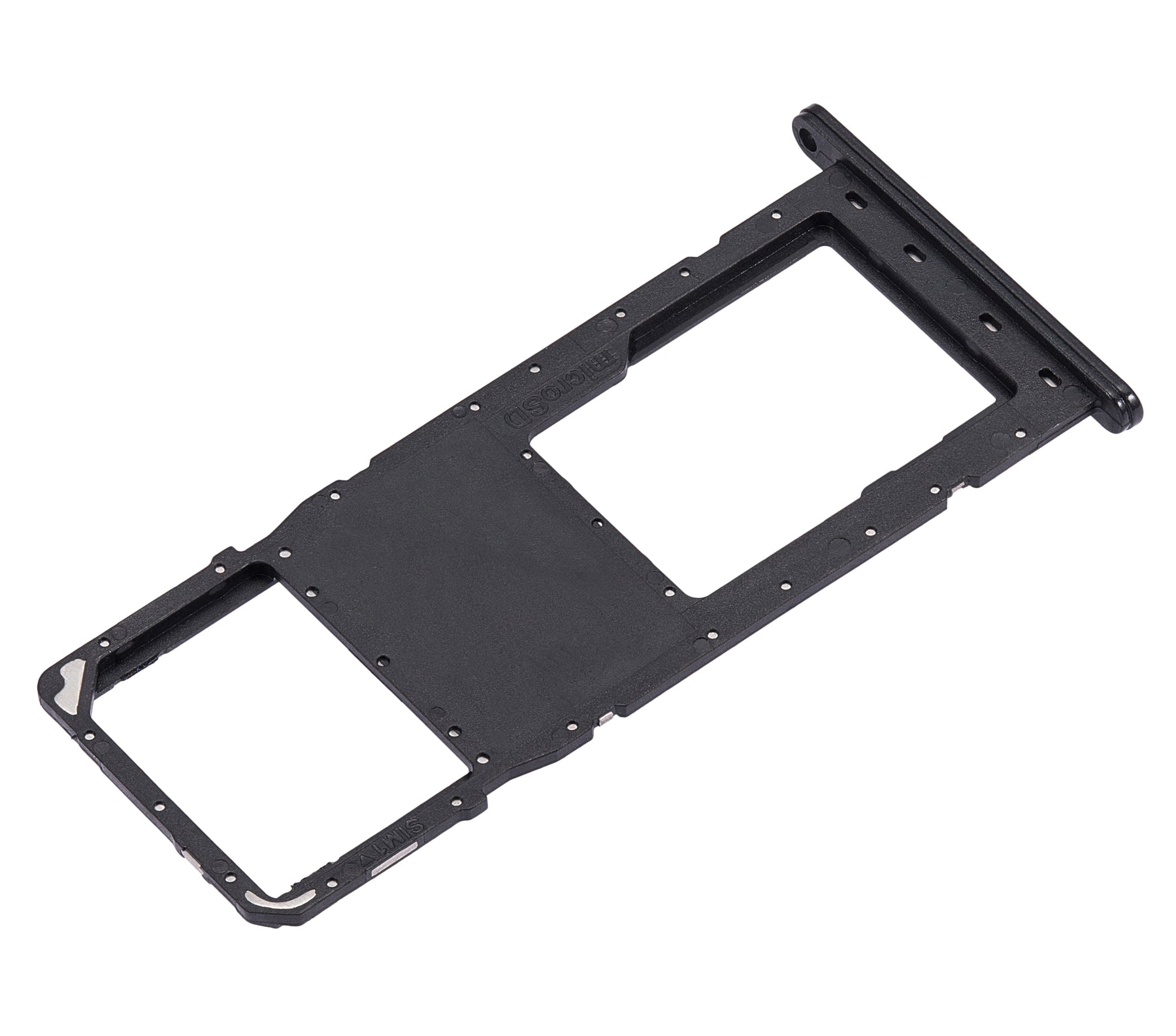 Single Sim Card Tray Compatible For Samsung Galaxy A03S (A037F / 2021) (Black)