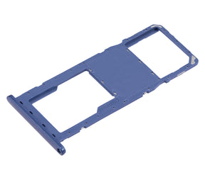 Single Sim Card Tray Compatible For Samsung Galaxy A03S (A037F / 2021) (Blue)