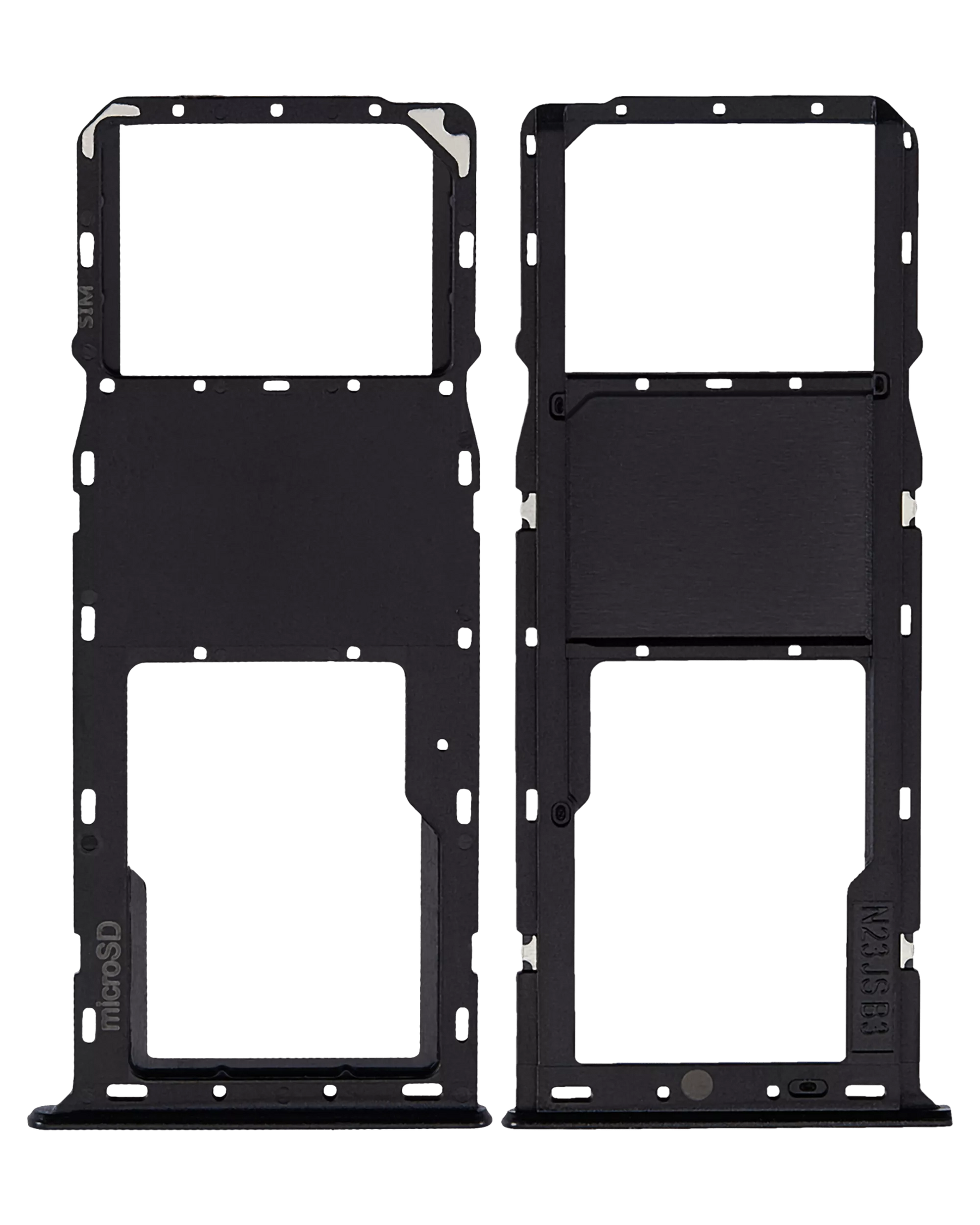 Single Sim Card Tray Compatible For Samsung Galaxy A03S (A037U / 2021) (Black)