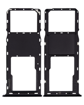 Single Sim Card Tray Compatible For Samsung Galaxy A03S (A037U / 2021) (Black)