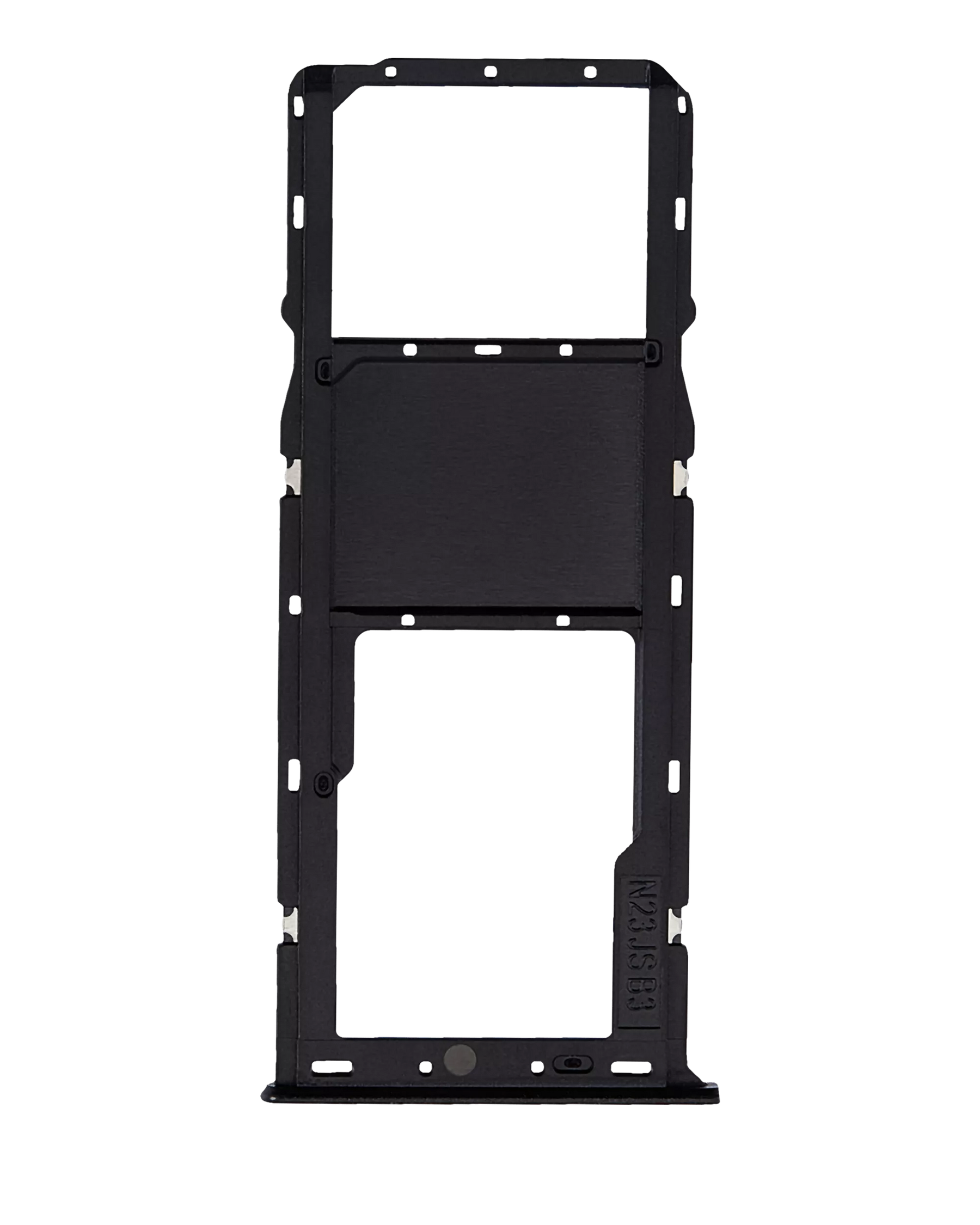 Single Sim Card Tray Compatible For Samsung Galaxy A03S (A037U / 2021) (Black)