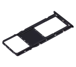 Single Sim Card Tray Compatible For Samsung Galaxy A03S (A037U / 2021) (Black)