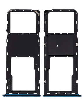 Single Sim Card Tray Compatible For Samsung Galaxy A03S (A037U / 2021) (Blue)