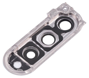 Back Camera Lens With Cover Bezel Ring Replacement Compatible For Samsung Galaxy Z Fold 3 5G (F926) (Phantom Silver)